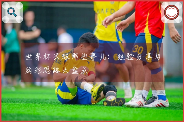 世界杯买球那些事儿：经验分享与购彩思路大盘点